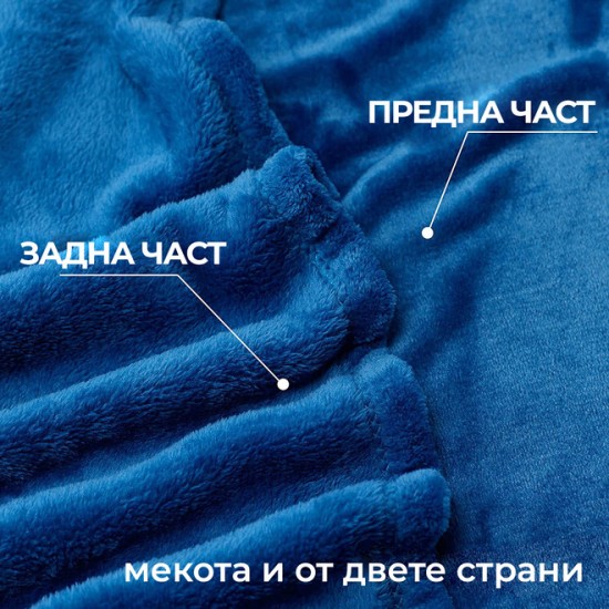 Pătură albastră HIT 150x210 cm 