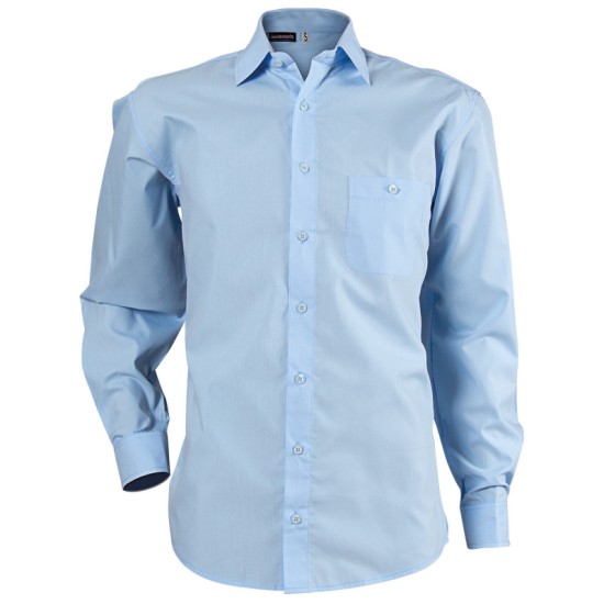 Cămașă pentru barbati cu mâneci lungi CAMISA - albastru deschis