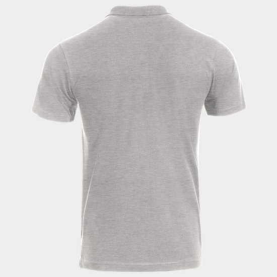 Tricou pentru bărbați cu guler STENSO NAOS Gri