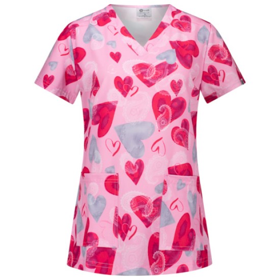 Tunică medicală pentru femei ISABELLA - Love is in the air