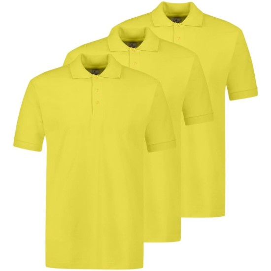 Tricou cu mânecă scurtă set 3 bucati - Galben