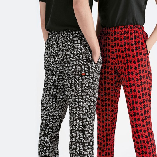 Pantaloni de bucătar MILTON - Skull