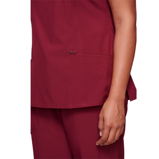 Tunică medicală INFINITY CKE2624A - Burgundia