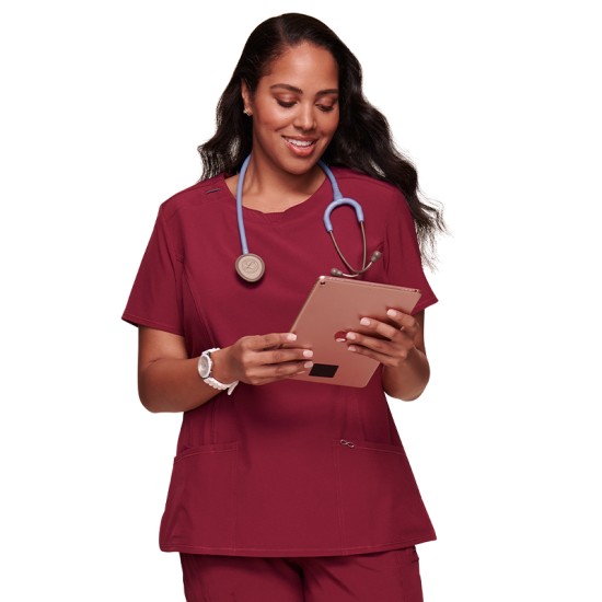 Tunică medicală INFINITY CKE2624A - Burgundia