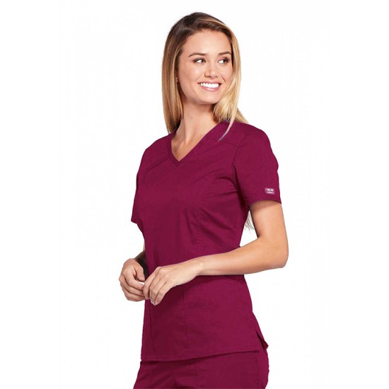 Tunică medicală CORE STRETCH WWE4710 - Burgundia