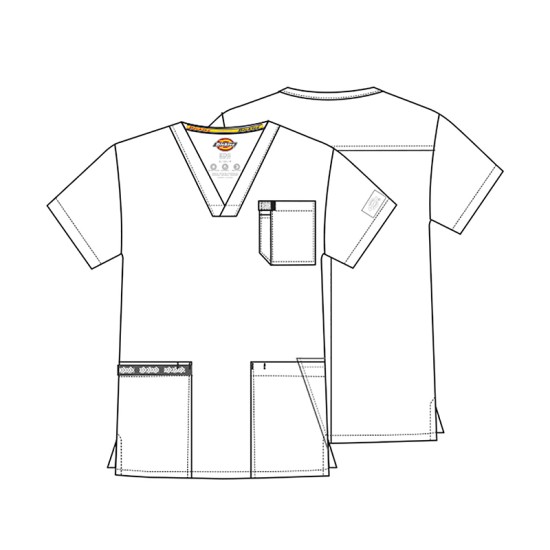Tunică medicală DICKIES DKE645 - Negru