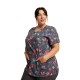 Tunică medicală EDS DK616 - Butterflies Abloom
