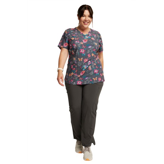 Tunică medicală EDS DK616 - Butterflies Abloom