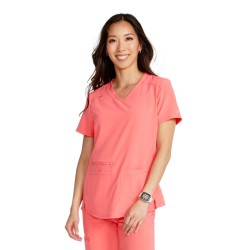 Tunică medicală ALLURA CKA685 - Soft Pomegranate