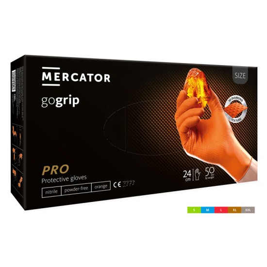 Mănuși din material rezistent GOGRIP - portocaliu