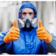 Mănuși din material rezistent GOGRIP - portocaliu