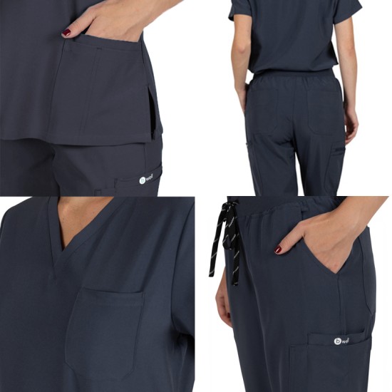 Set medical BELLA - Charcoal