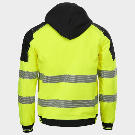 Jachetă de lucru REVOLT HV 4STRETCH YELLOW  