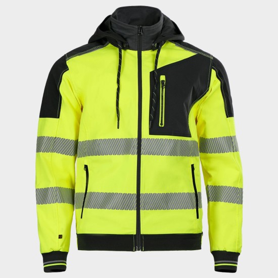 Jachetă de lucru REVOLT HV 4STRETCH YELLOW  