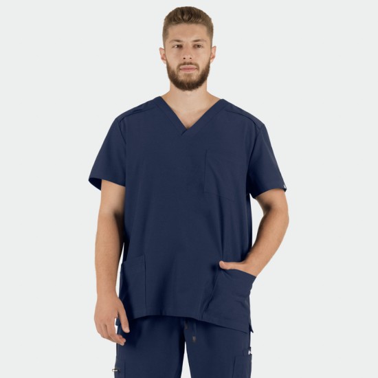 Îmbrăcăminte medicală set MATTEO - Albastru închis 