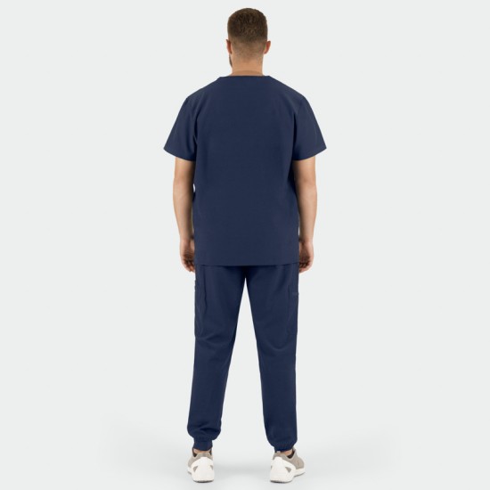 Îmbrăcăminte medicală set MATTEO - Albastru închis 