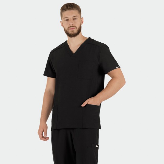 Îmbrăcăminte medicală set MATTEO - Negru