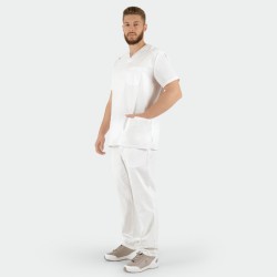 Pantaloni medicali MOREN – Alb