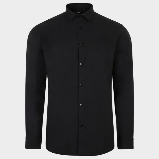 Cămașă pentru bărbați VELILLA BLACK  