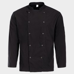 Tunică pentru bucătari NAPOLI 2.0 BLACK  
