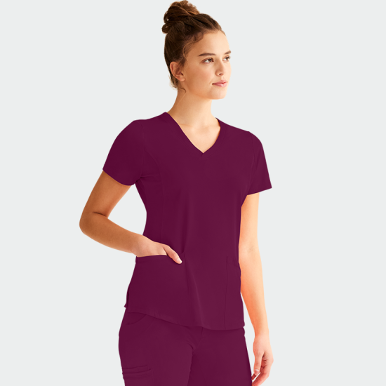 Tunică medicală HH MONICA - Burgundă