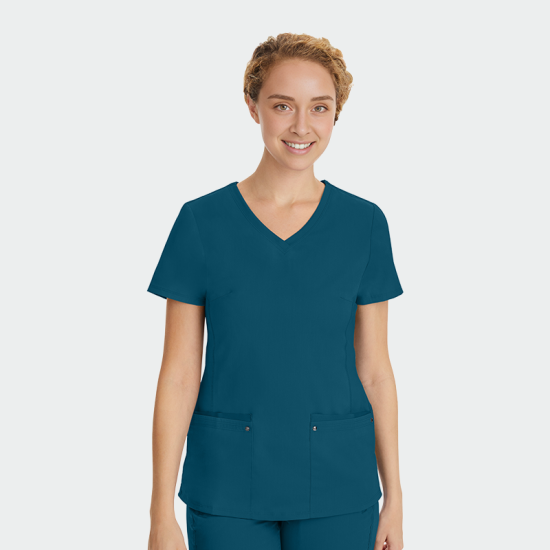 Tunica medicală HH JULIET - Albastru Caraibe