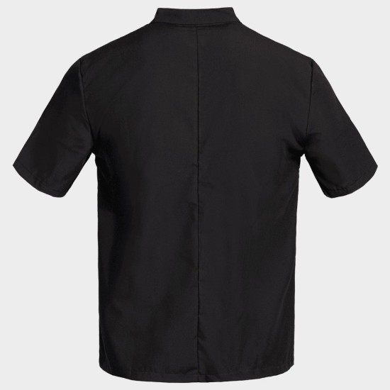 Tunică pentru bucătari cu mâneci scurte NAPOLI 2.0 BLACK  