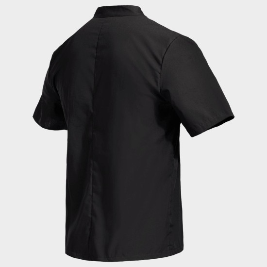 Tunică pentru bucătari cu mâneci scurte NAPOLI 2.0 BLACK  