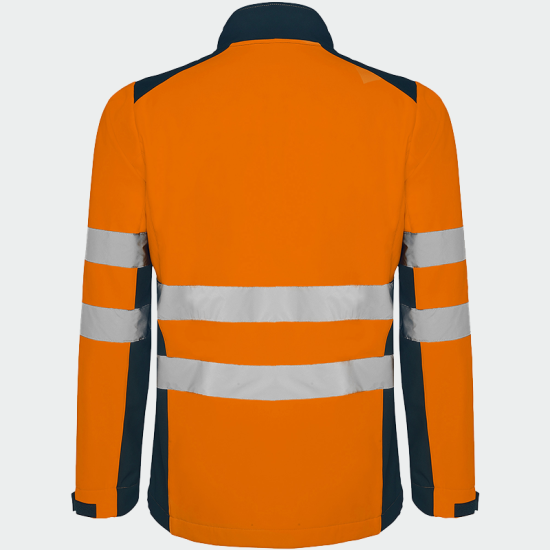 Jachetă softshell reflectorizantă ANTARES HV - Portocaliu