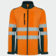 Jachetă softshell reflectorizantă ANTARES HV - Portocaliu
