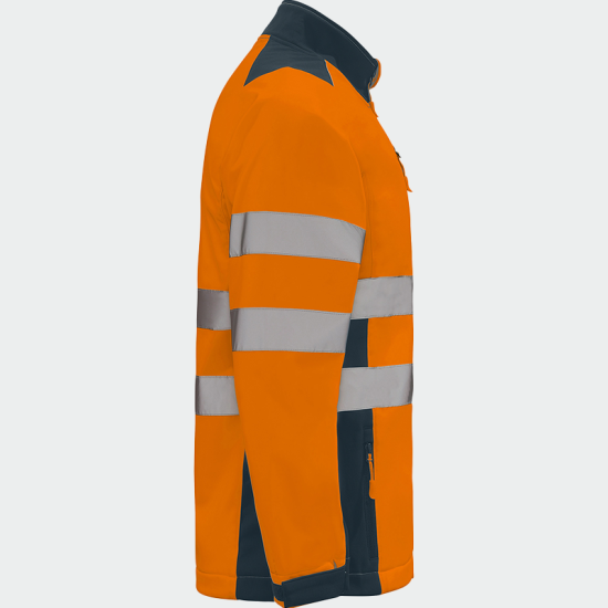 Jachetă softshell reflectorizantă ANTARES HV - Portocaliu