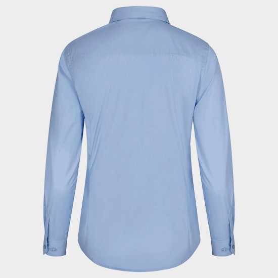 Cămașă de dama cu mâneca lungă VELILLA LIGHT BLUE  