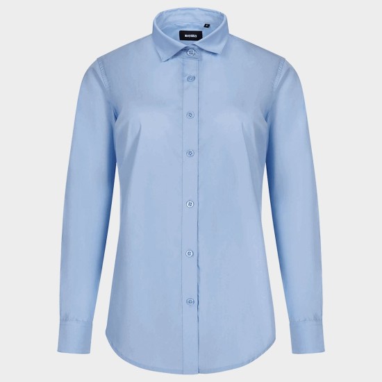 Cămașă de dama cu mâneca lungă VELILLA LIGHT BLUE  