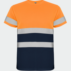 Tricou reflectorizant R DELTA HV - Portocaliu