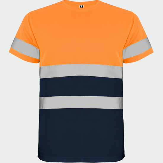 Tricou reflectorizant R DELTA HV - Portocaliu