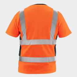 Tricou reflectorizant EXETER - Portocaliu