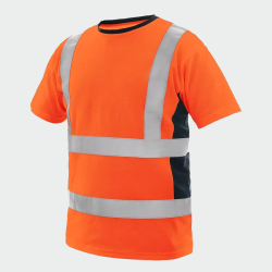 Tricou reflectorizant EXETER - Portocaliu