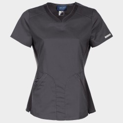 Tunică medicală pentru femei CHEROKEE V-NECK GREY WWE601