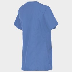 Tunică medicală pentru femei CHEROKEE WRAP LIGHT BLUE WWE610