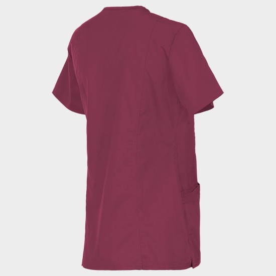 Tunică medicală pentru femei CHEROKEE WRAP BURGUNDY WWE610
