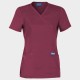 Tunică medicală pentru femei CHEROKEE WRAP BURGUNDY WWE610
