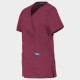 Tunică medicală pentru femei CHEROKEE WRAP BURGUNDY WWE610