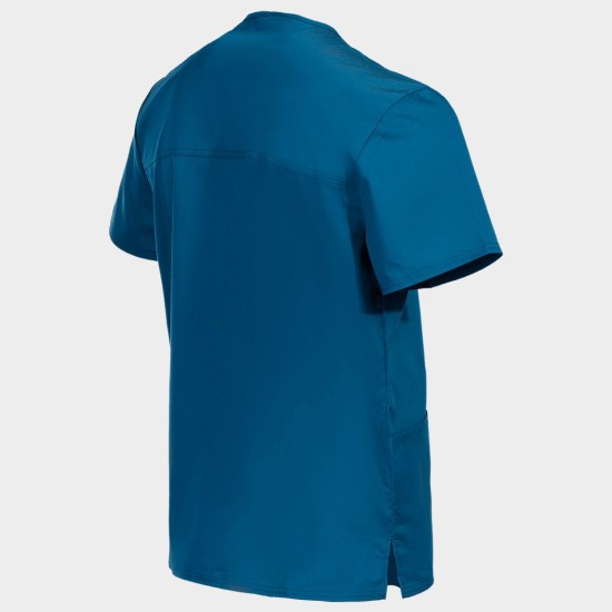 Tunică medicală bărbați CHEROKEE V-NECK CARIBBEAN BLUE WWE670