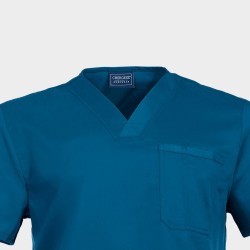 Tunică medicală bărbați CHEROKEE V-NECK CARIBBEAN BLUE WWE670