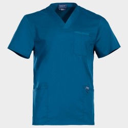 Tunică medicală bărbați CHEROKEE V-NECK CARIBBEAN BLUE WWE670