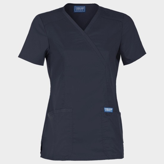 Tunică medicală pentru femei CHEROKEE WRAP GREY WWE610