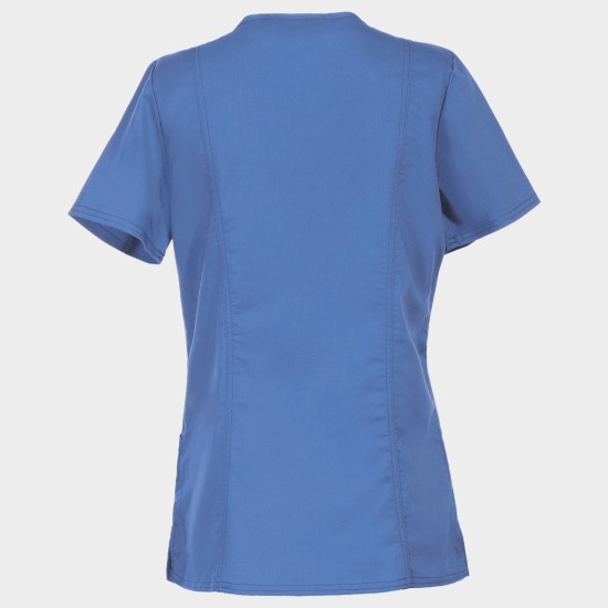 Tunică medicală de damă CHEROKEE V-NECK LIGHT BLUE WWE620