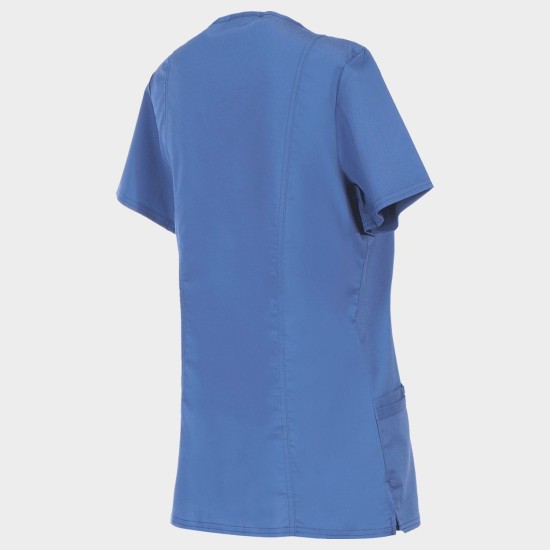 Tunică medicală de damă CHEROKEE V-NECK LIGHT BLUE WWE620