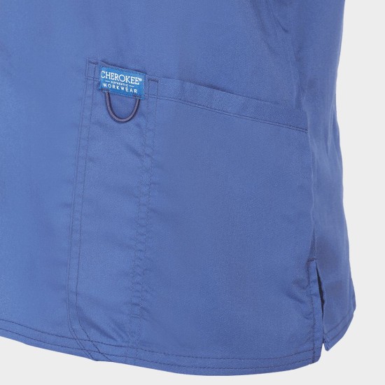Tunică medicală de damă CHEROKEE V-NECK LIGHT BLUE WWE620