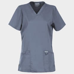 Tunică medicală de damă CHEROKEE V-NECK GREY WWE620